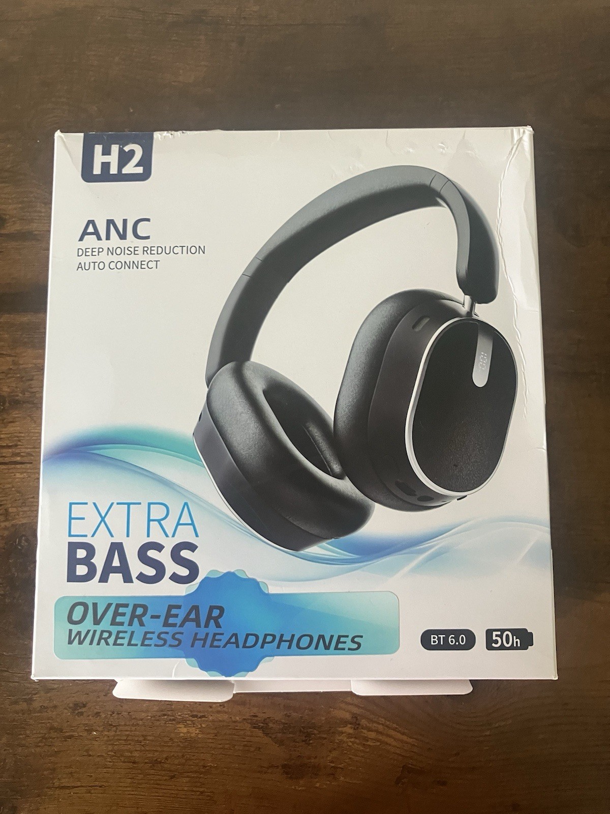 H2 Hybrid Active Noise Cancelling (ANC) Over-Ear Wireless Headphones