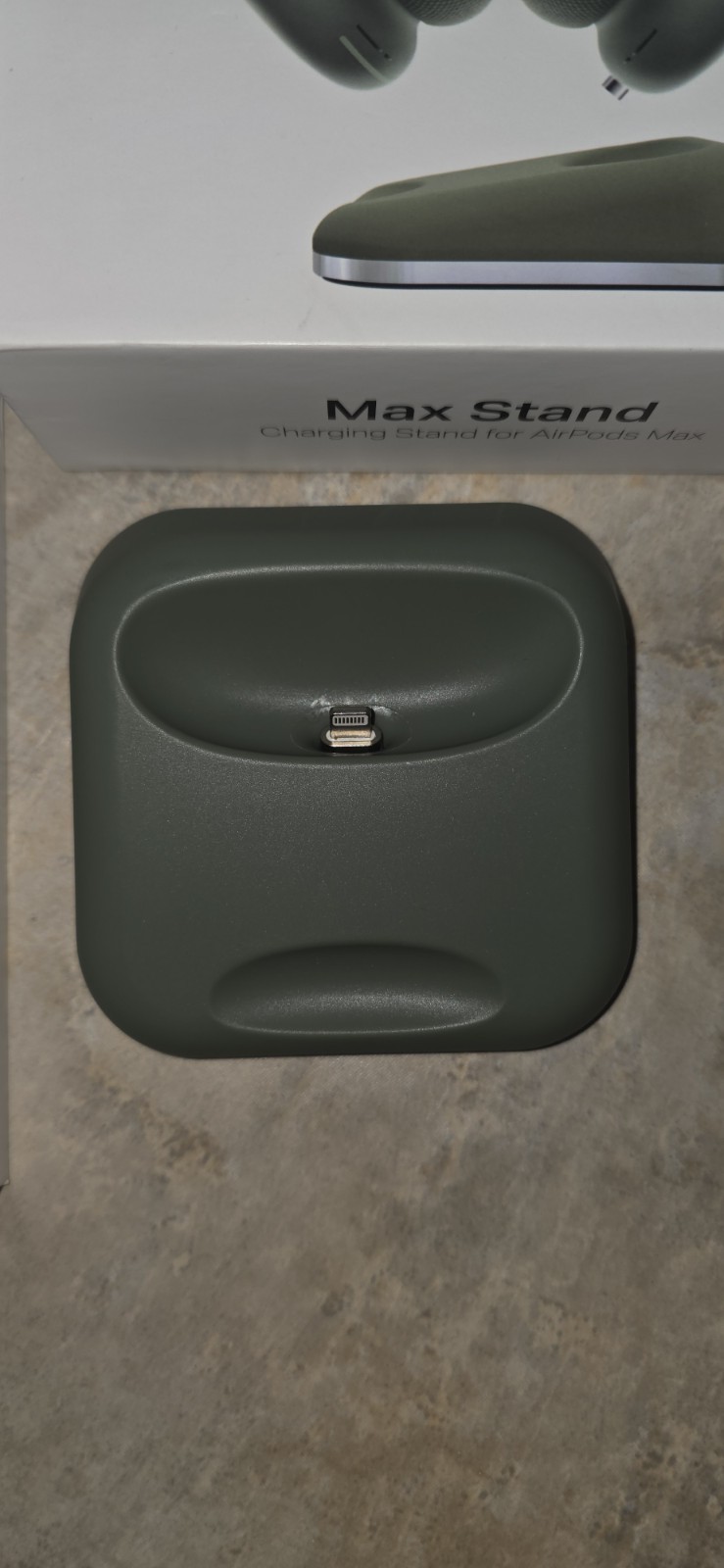 Apple AirPods Max Green Wireless Headphones + Max Stand Charger + Case Bundle