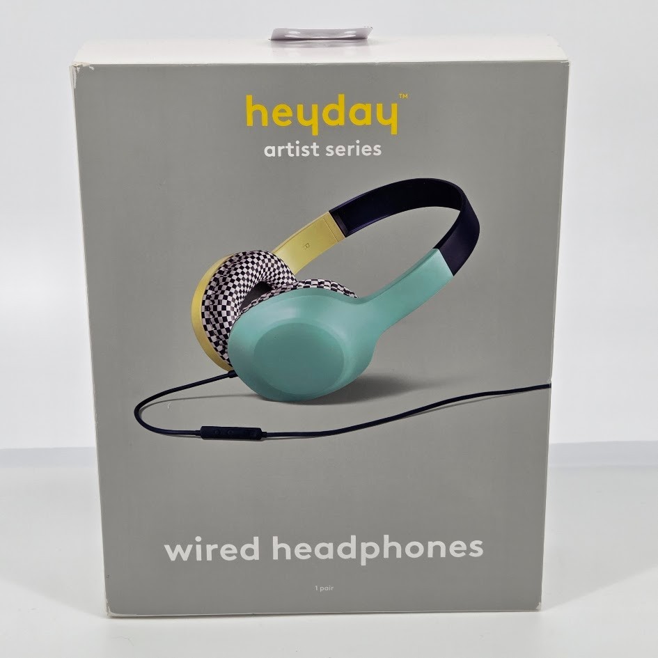 Heyday Wired On-Ear Headphones with Microphone, 3.5mm Jack – Marvin Chang – New