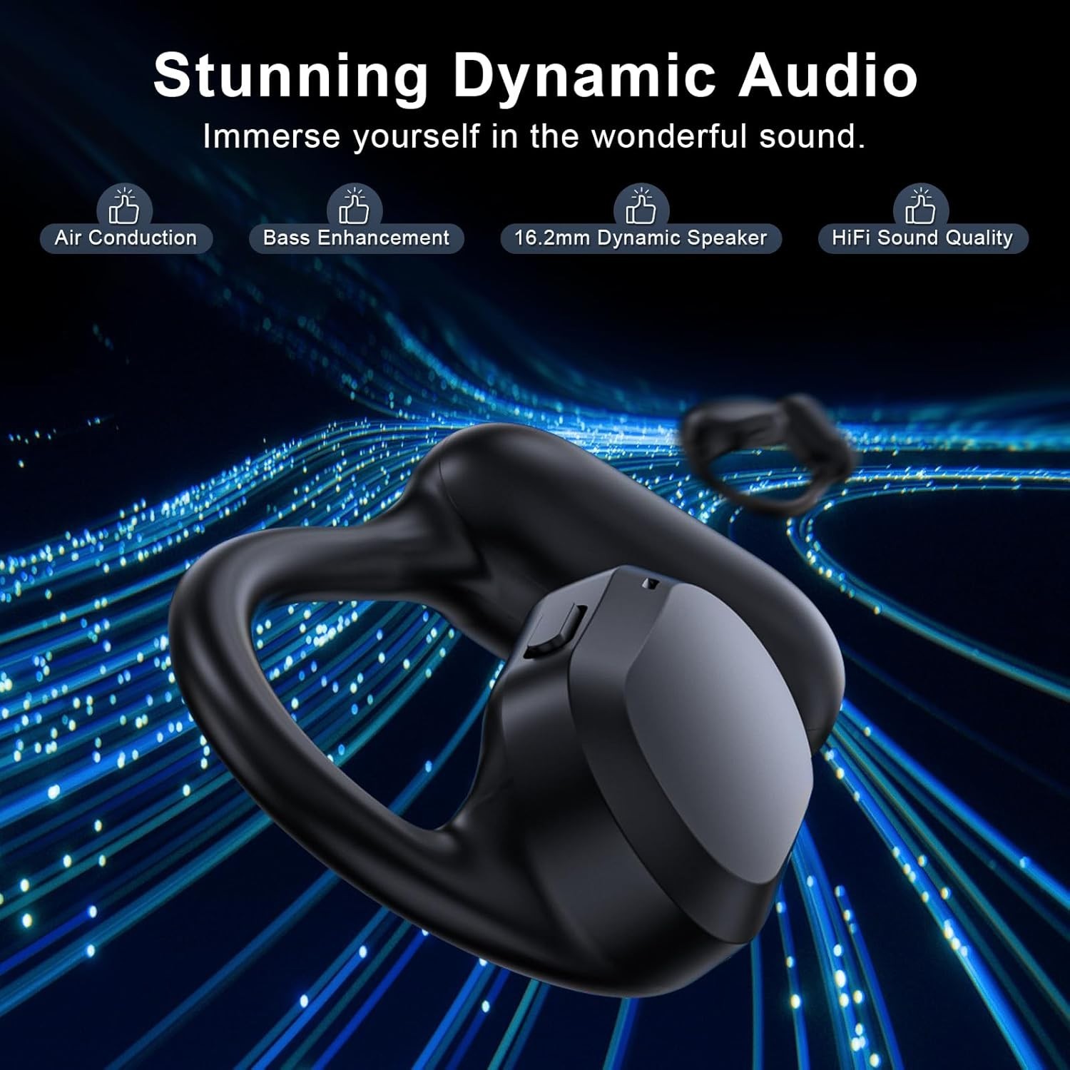 Auriculares abiertos para correr, entrenar, andar en bicicleta y conducir, NUEVO
