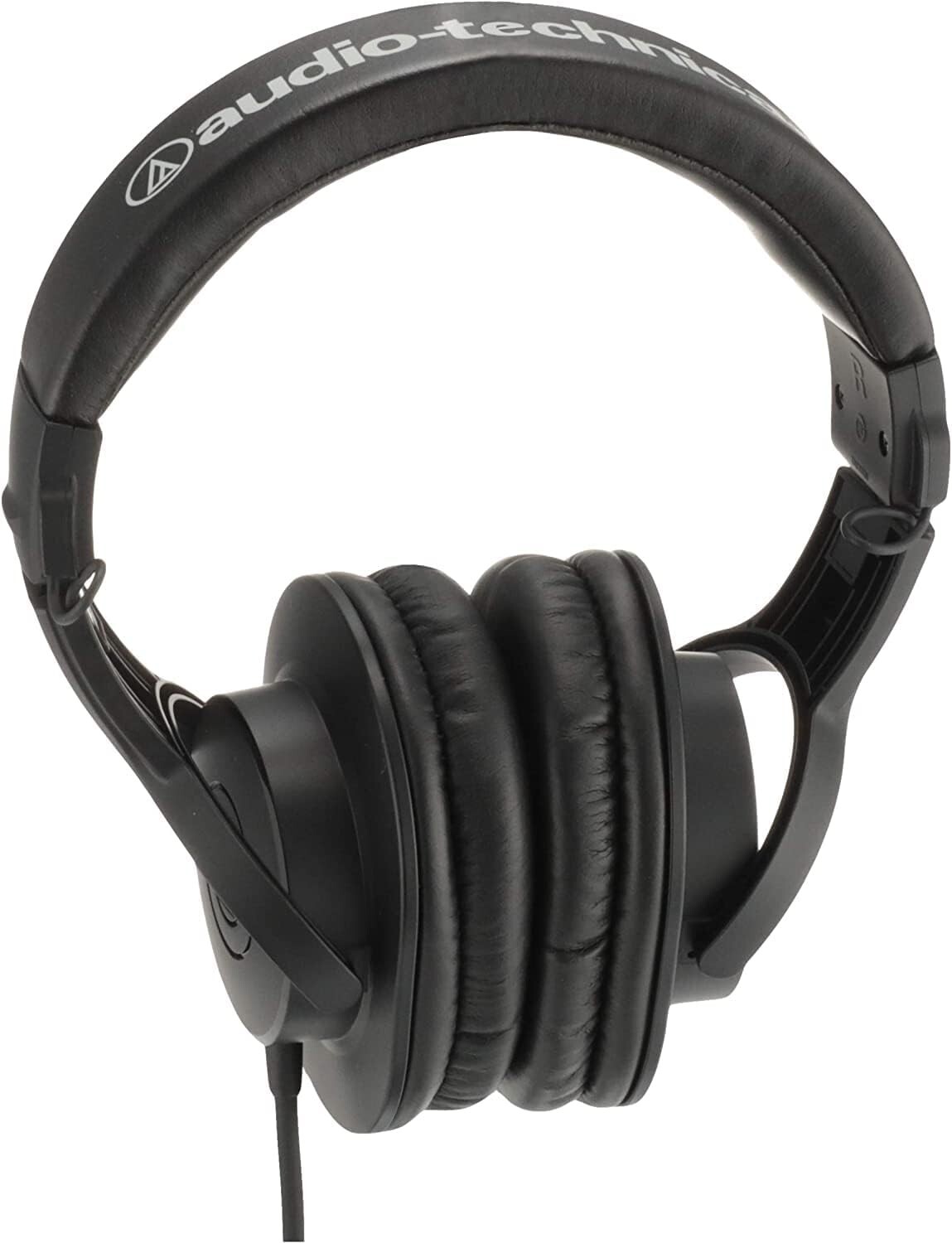 Black Studio Monitor Headphones – Excellent Sound Isolation in Loud Environments