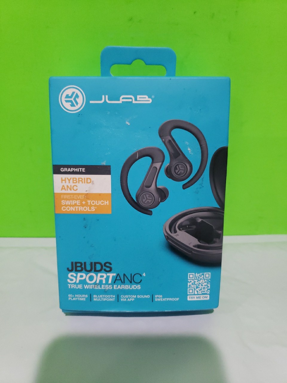 Jlab EBJBSPTANCRGPH84 JBuds Sport ANC 4 True Wireless Earbuds Graphite Open Box
