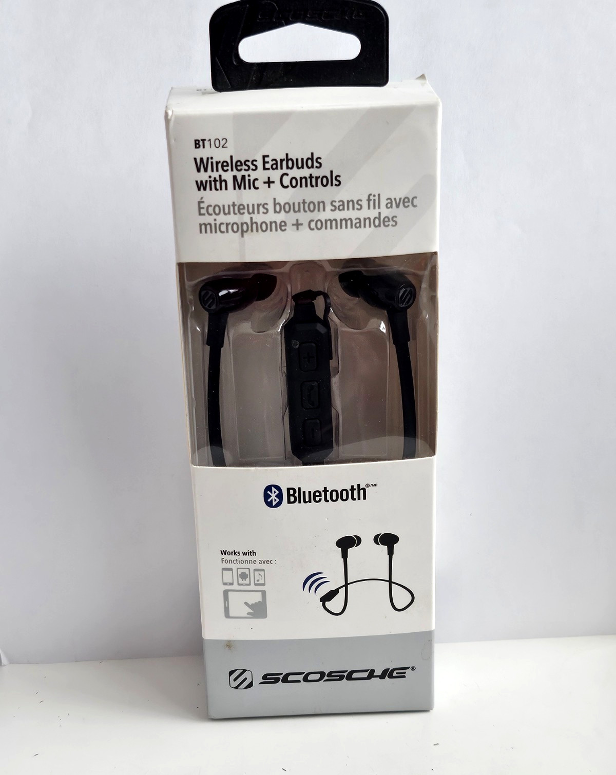 Scosche BT102 Wireless Earbuds With Mic + Controls