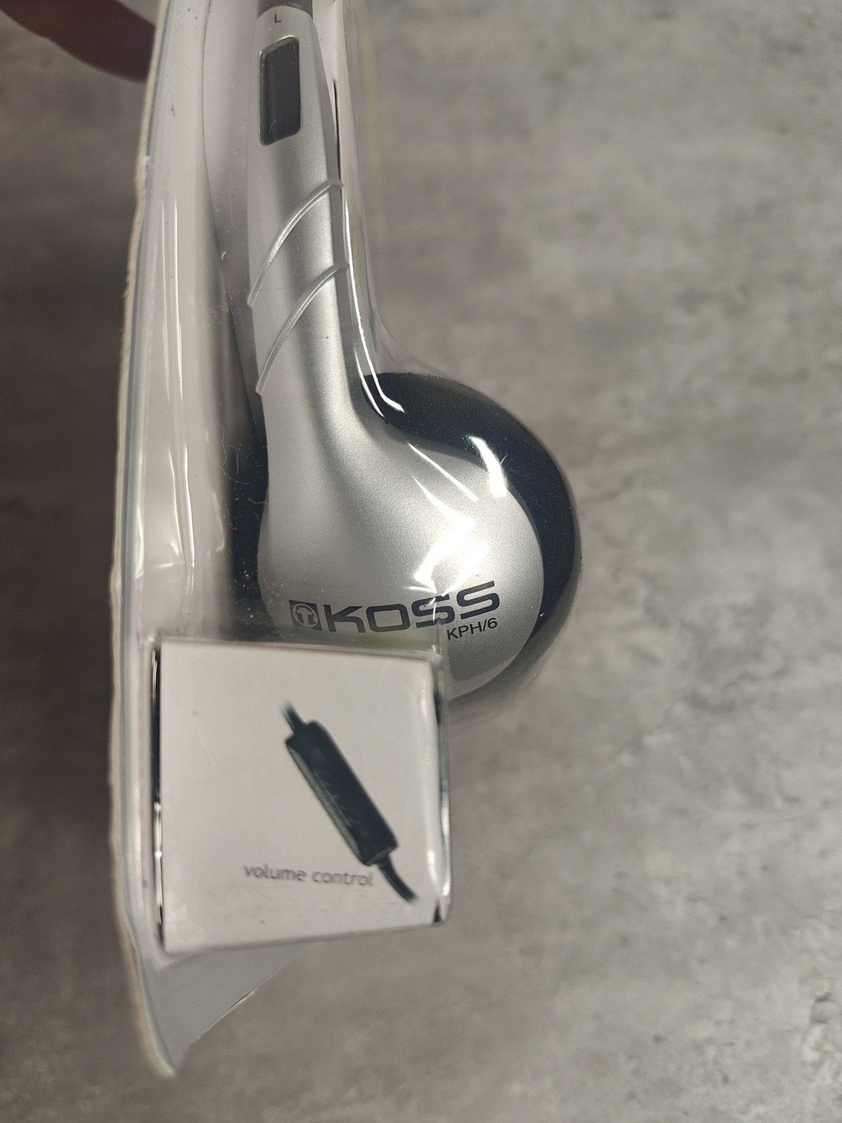 Koss KPH6 Portable Headphones Wired Silver Sealed