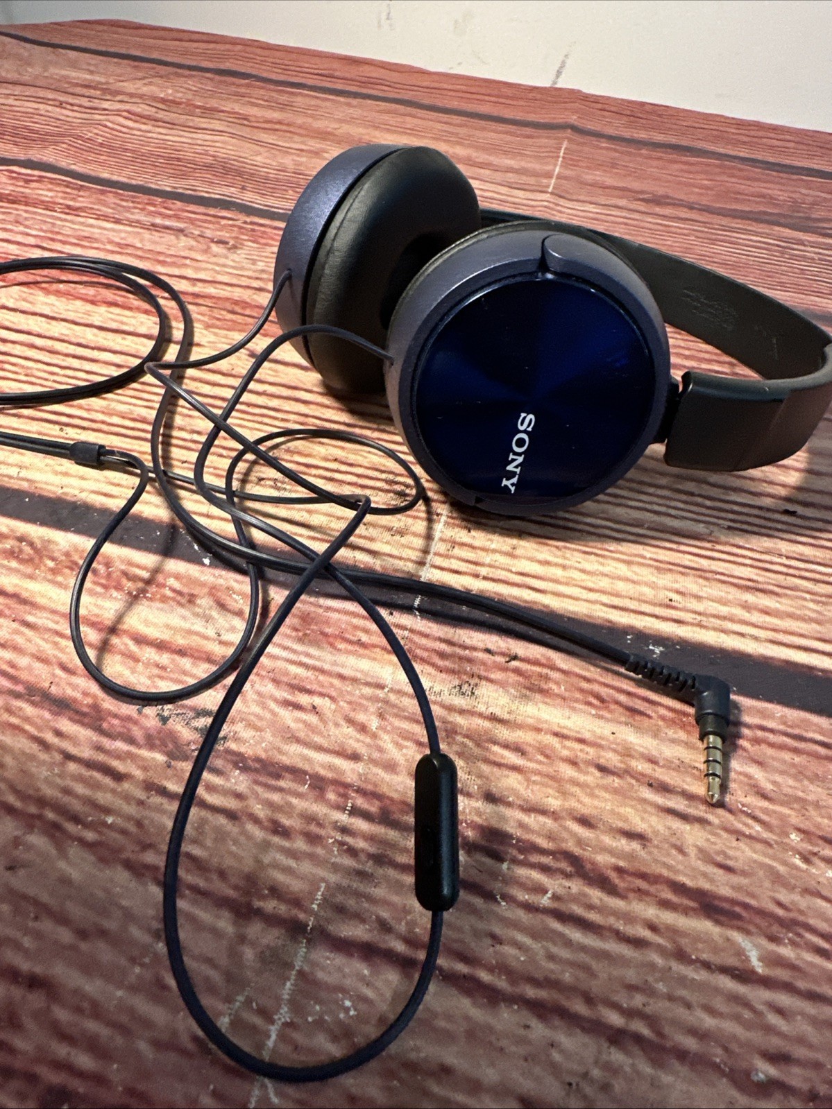 Sony MDR-ZX310AP Wired On-Ear ZX Series Headphones Blue