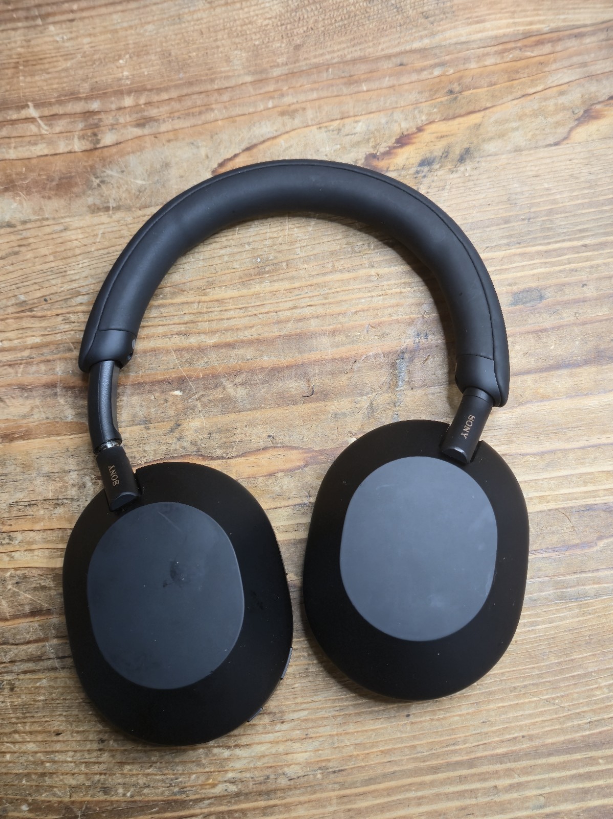 Sony WH-1000XM5 Wireless Noise Canceling Headphones Black Left Side Broke