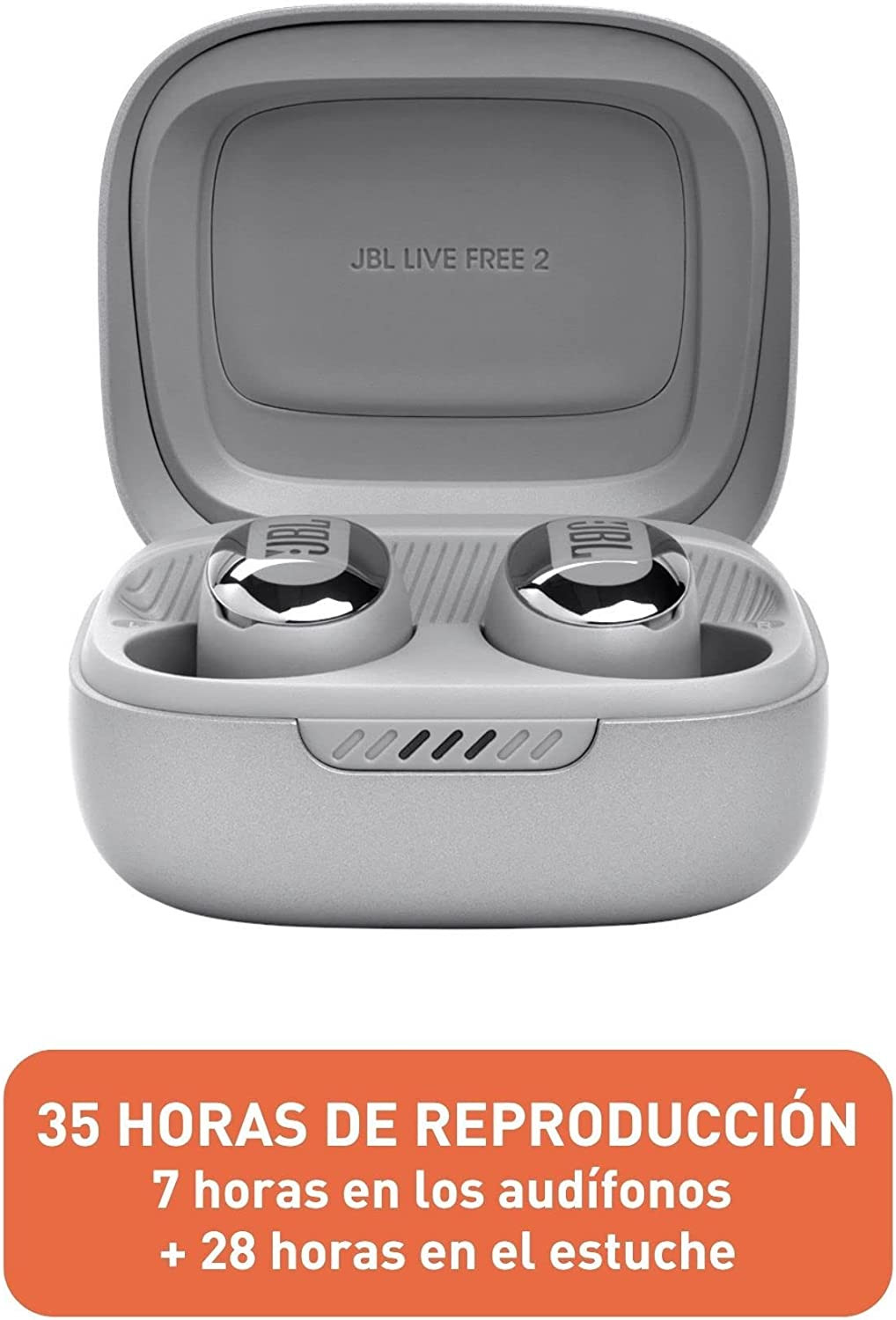 JBL Live Free 2: 35 Hours of Playtime, True Adaptive Noise Cancelling, Smart Amb