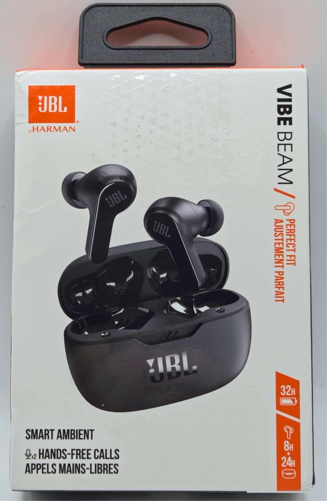 JBL Vibe Beam – True Wireless Earbuds – Black | JBL Deep Bass Sound, Comfortable