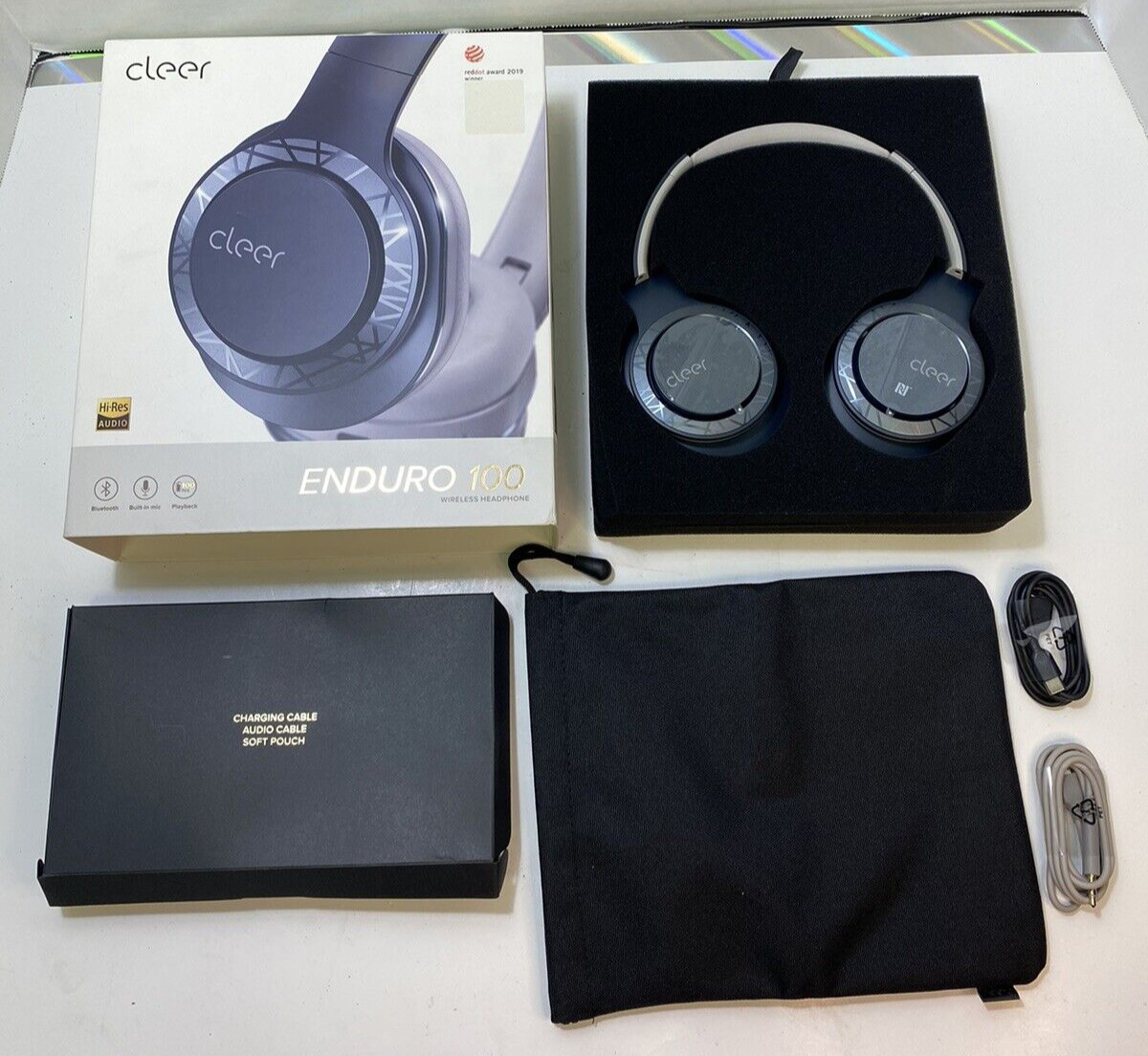 Cleer Audio Enduro 100 Bluetooth Wireless Headphones Open Box Special