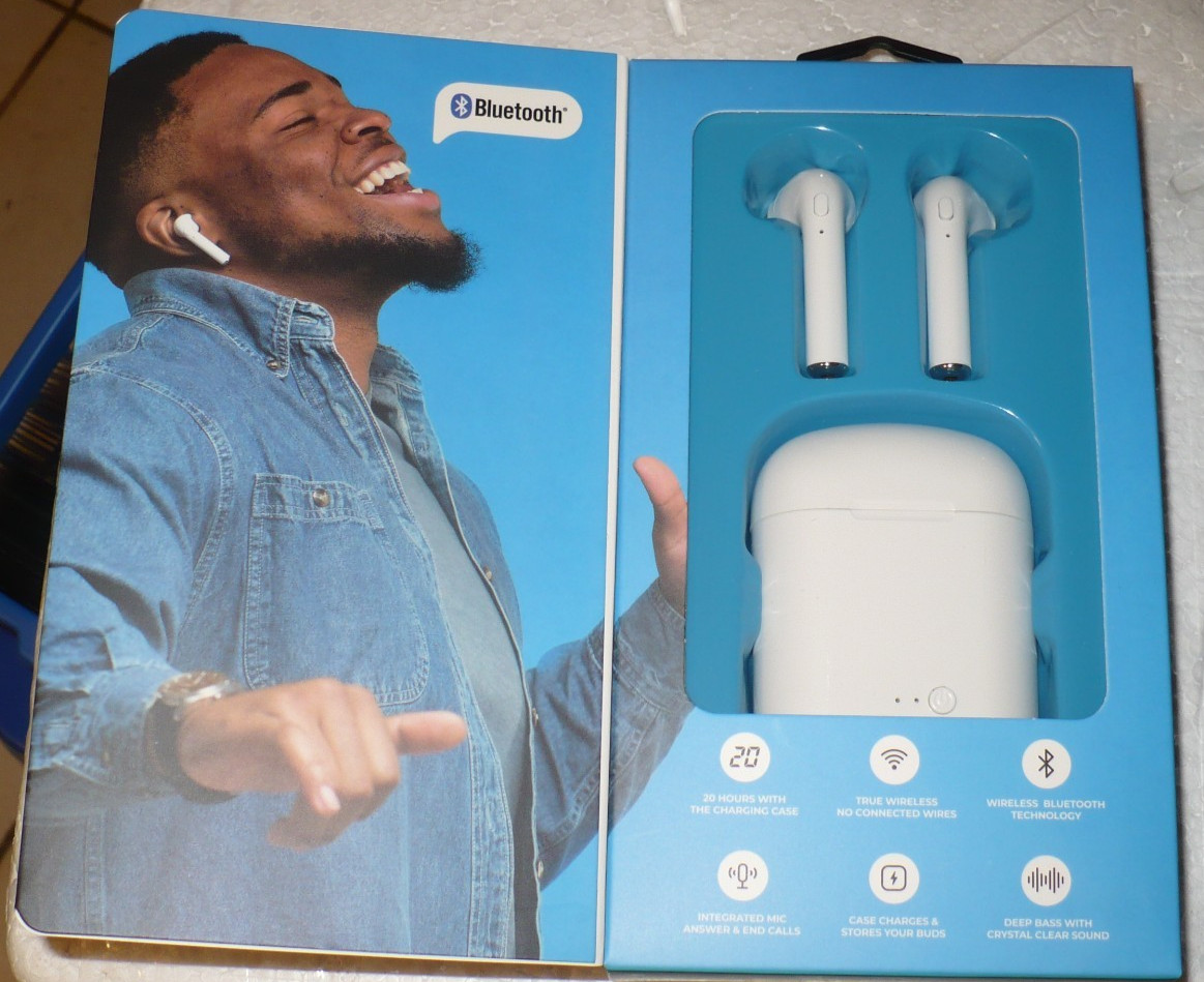 Replay Audio True Link Pwr True Wireless Bluetooth 4.2 Earbuds Charging Case A2