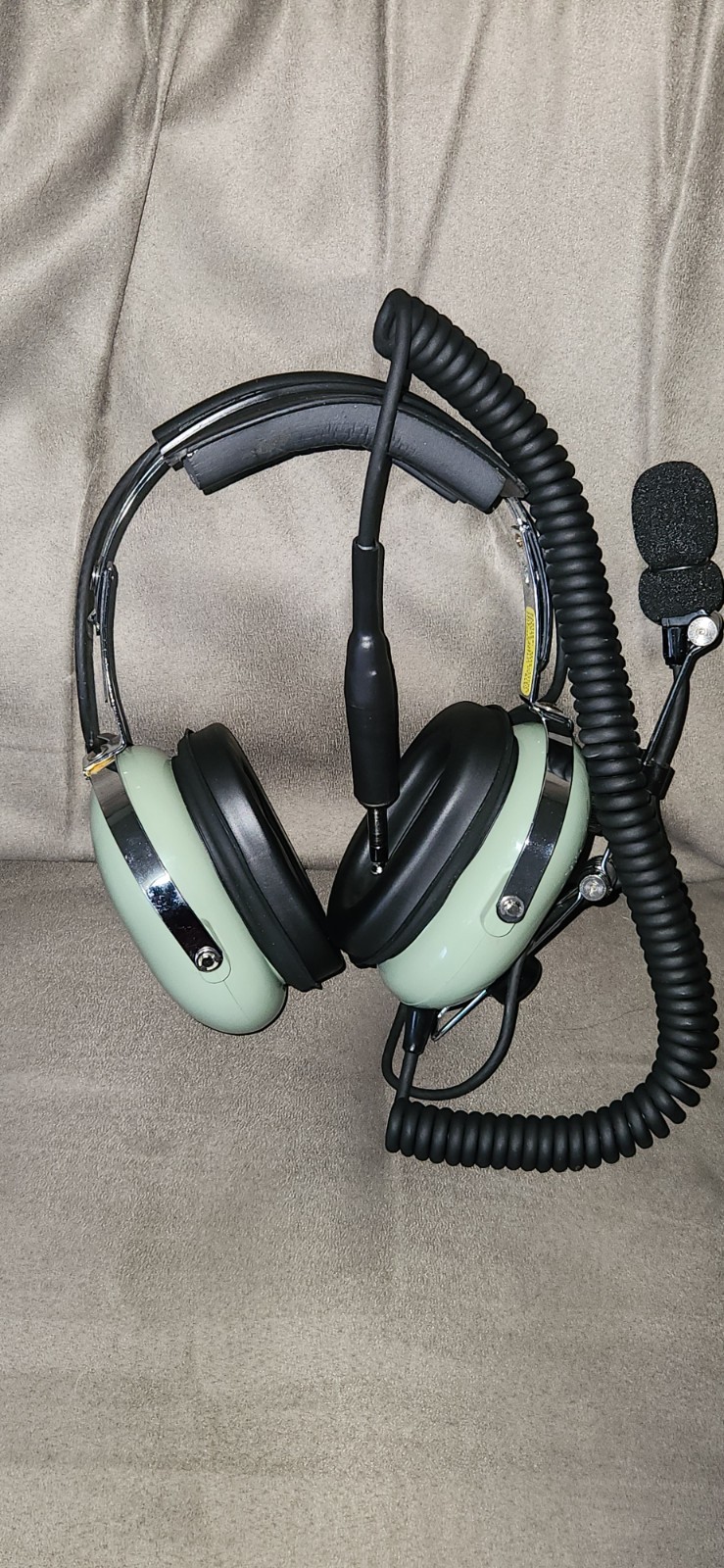 David Clark GSE Aviation Headset with Boom Mic and PTT Aviation Headset