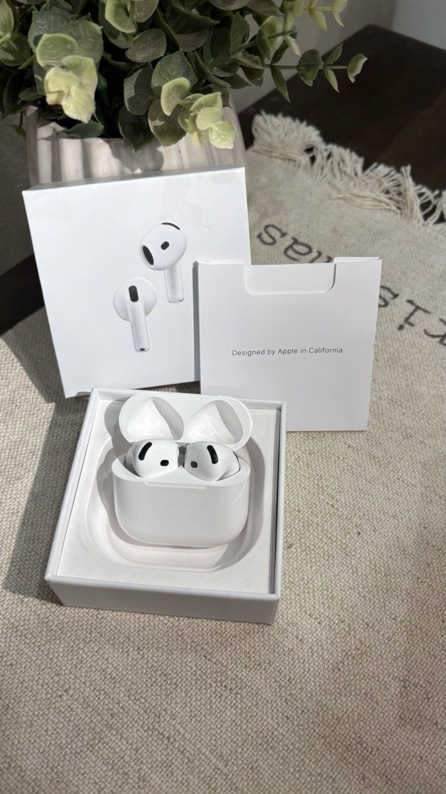 Apple AirPods 4 Active Noise Cancellation Bluetooth In-Ear Earbuds w/ Case