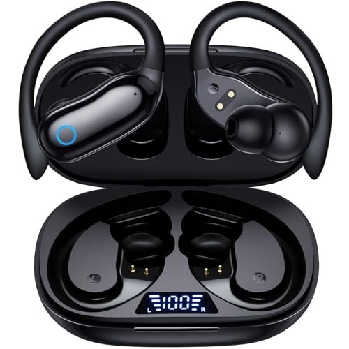 Wireless Active Noise Cancelling Earbuds, 96hrs Playback, Bluetooth, IPX7 Waterp