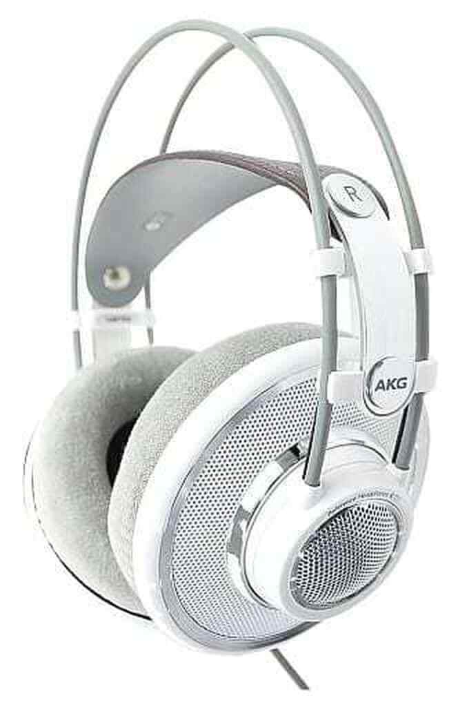 AKG K701 White Studio Open Air Type Headphones Tested Used