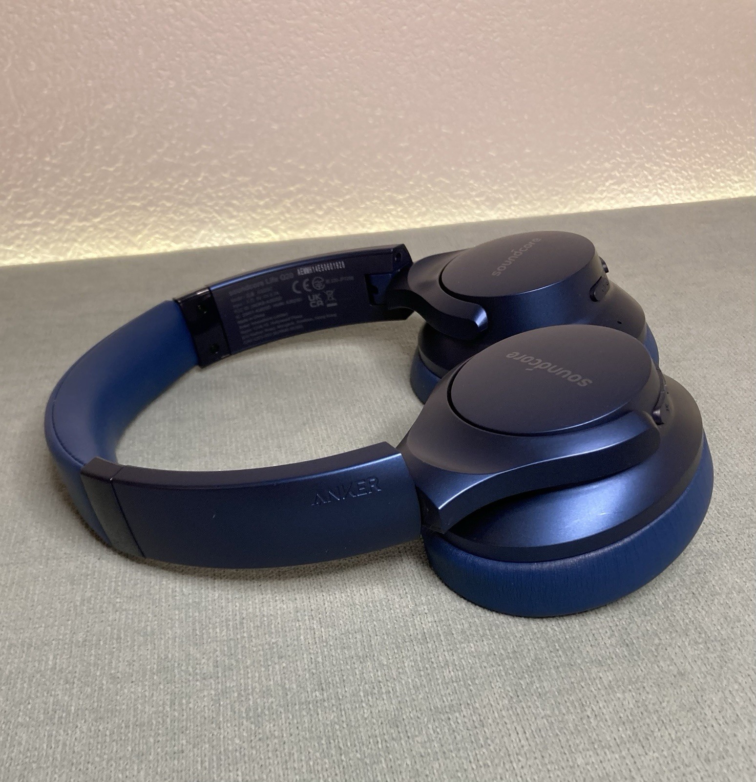 Soundcore Life Q20 Over-Ear Headphone Hybrid Active Noise Cancelling-Blue (Used)