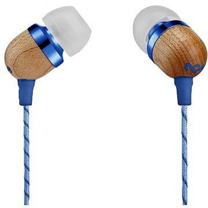 House of Marley Wired In-ear Headphone, Smile Jamaica Denim