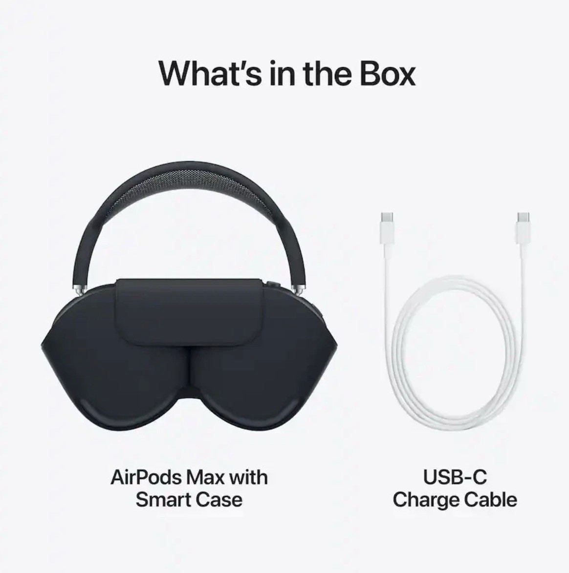 Apple AirPods Max Black Over-Ear Headphones w/ Smart Case, USB-C