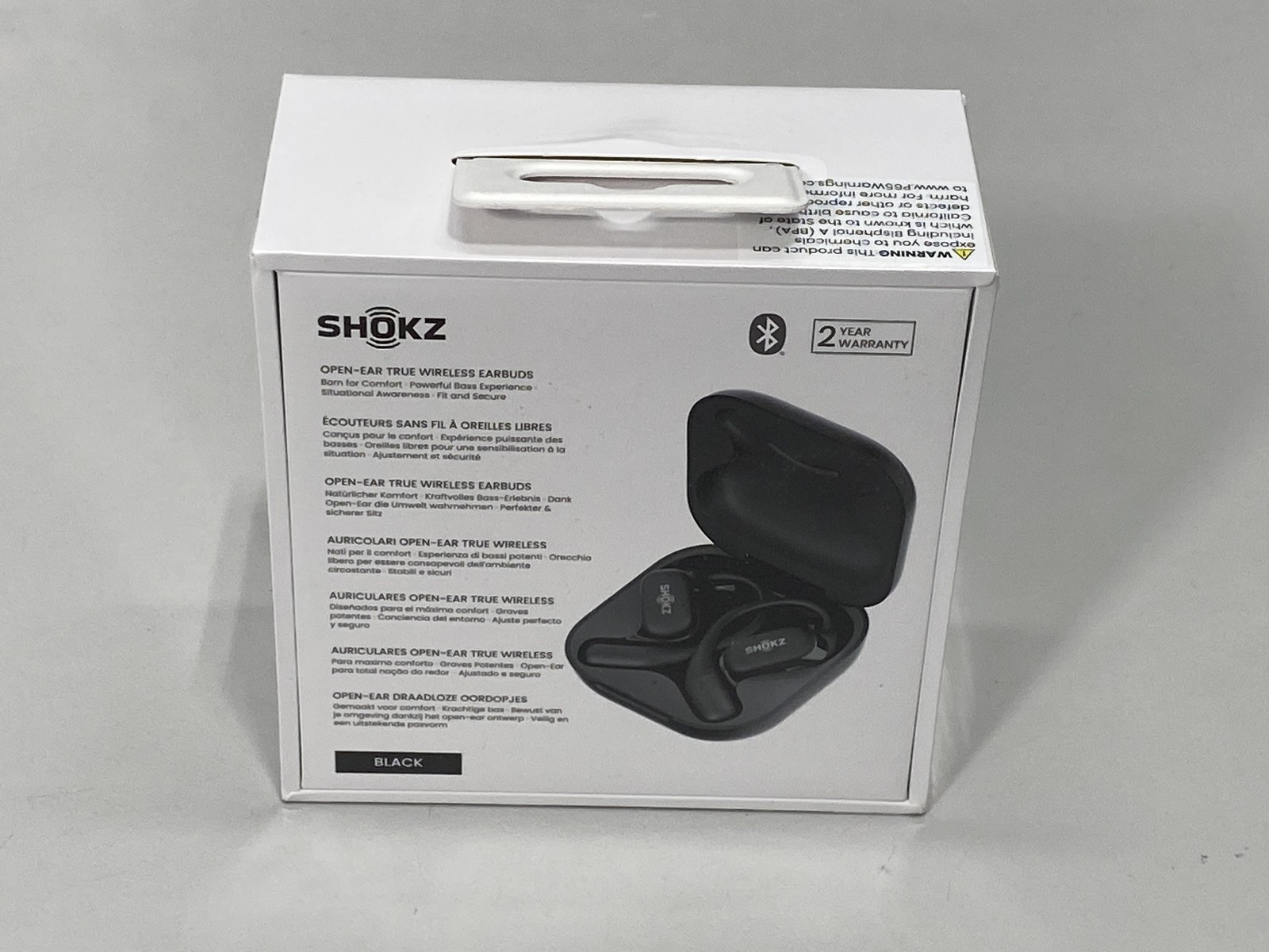 Shokz – OpenFit Air Open-Ear True Wireless Earbuds – Black