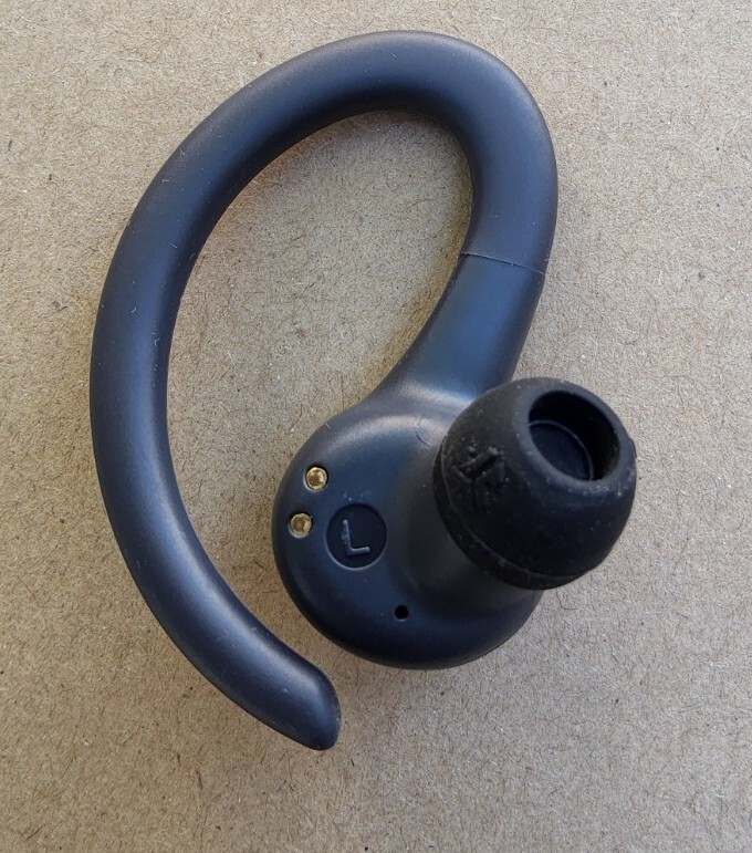 JLAB GO AIR SPORT TRUE WIRELESS BLUETOOTH LEFT SIDE EARBUD ONLY BLACK