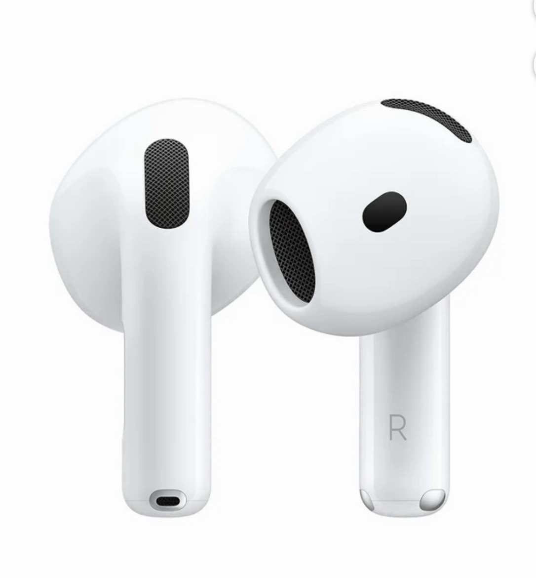 Apple AirPods 4 ANC Wireless Bluetooth In-Ear Earbuds White Charging Case