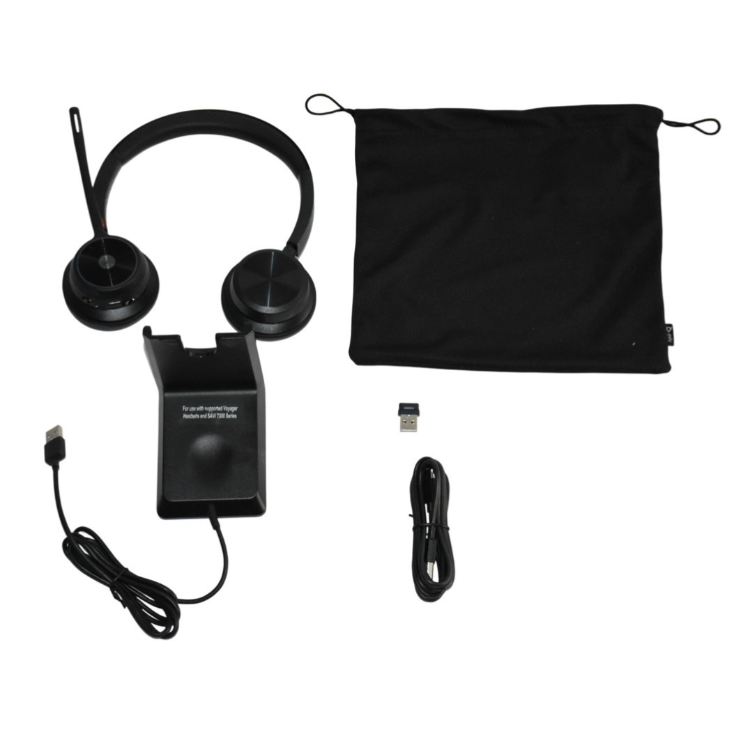 Poly Voyager 4320 Microsoft Team Certified Wireless Headset BT700 Dongle 77Z00AA