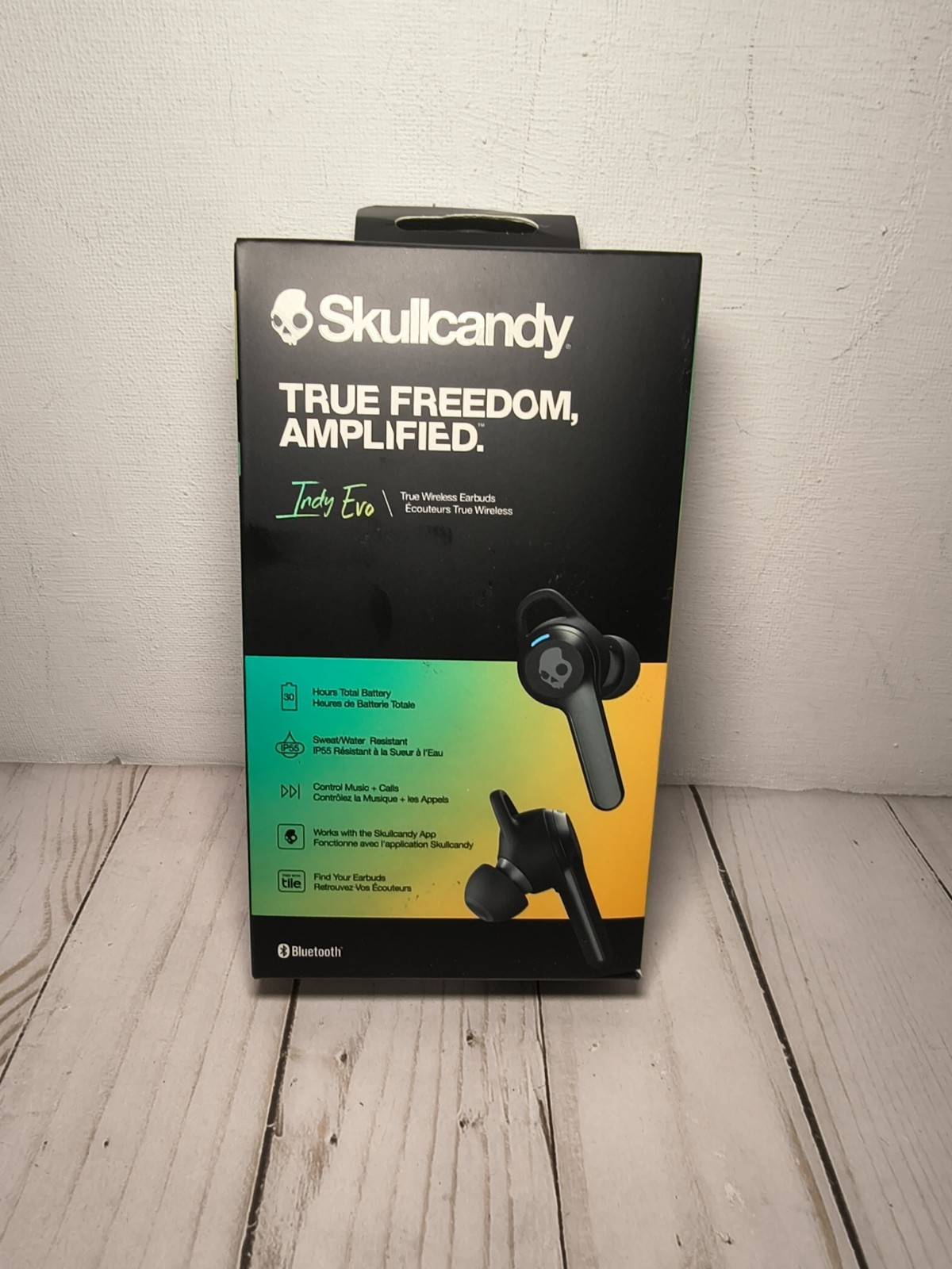 Skullcandy Indy Evo True Freedom Amplified True Wireless Ear Earbuds NIB