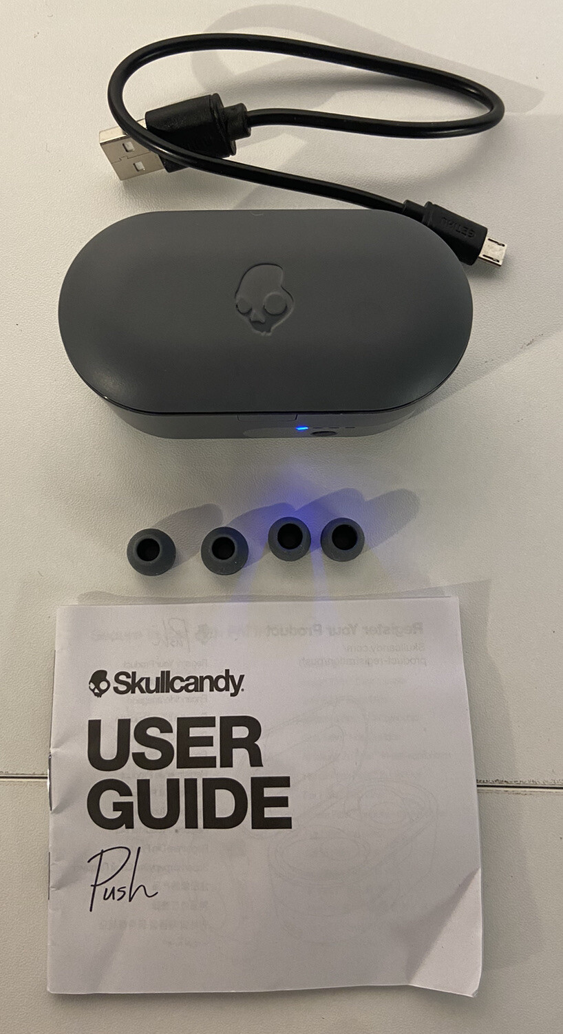 Skullcandy Push True Wireless in-Ear Earbud BLK/GRY