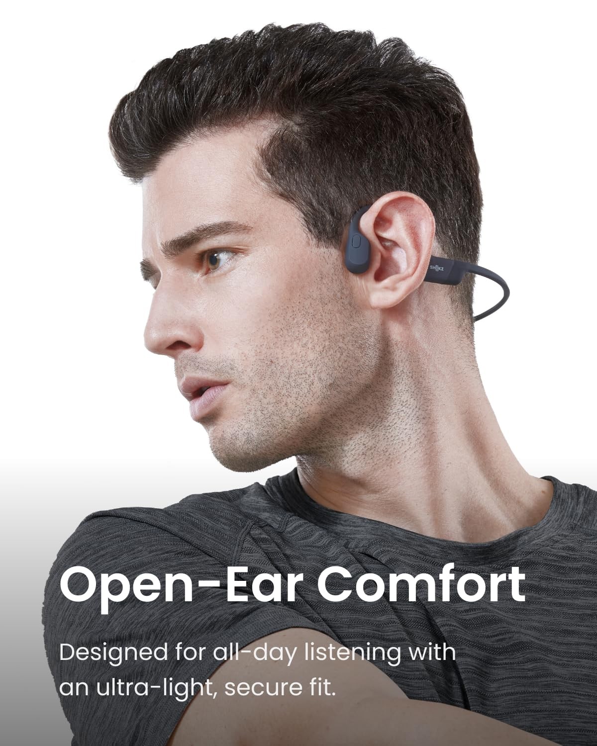 OpenRun Bone Conduction Open-Ear Bluetooth Sport Headphones, Running Workout，…
