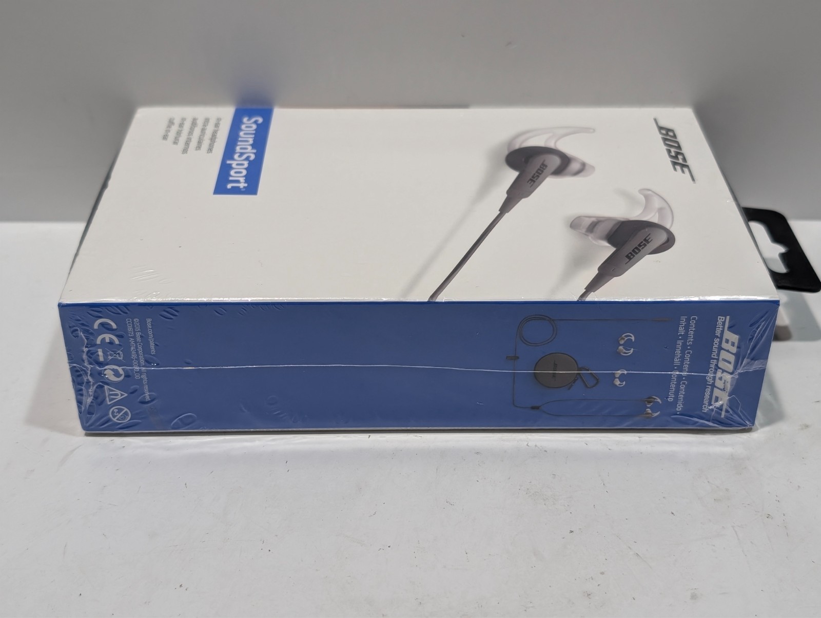 NEW Bose SoundSport In-Ear IE Wired Headphones Charcoal Black