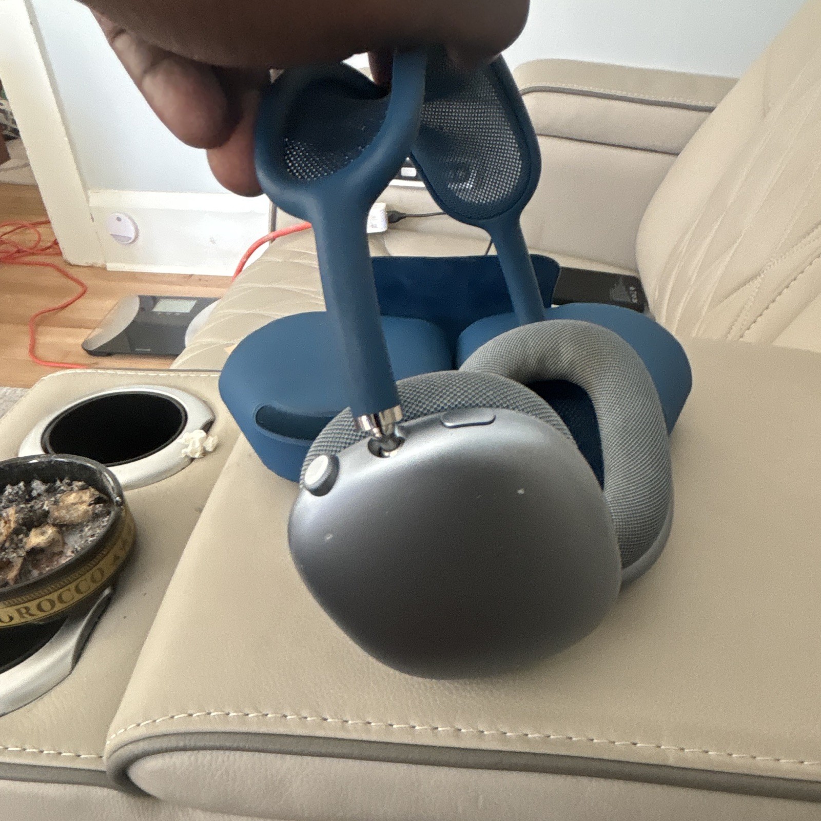 Apple AirPods Max Bluetooth Wireless Over-Ear Headphones Blue w/ ANC Mic