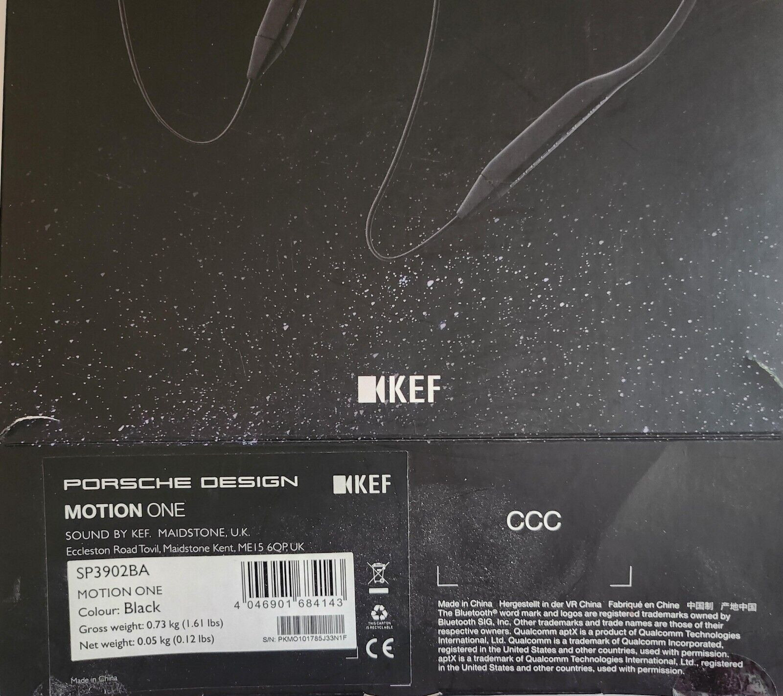 Porsche Motion One KEF Earbuds Waterproof Wireless Bluetooth HD Headphones