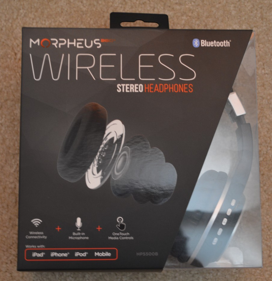 BLACK/SILVER NEW 2021 Morpheus 360 Wireless Bluetooth Studio Headphones HP5500B