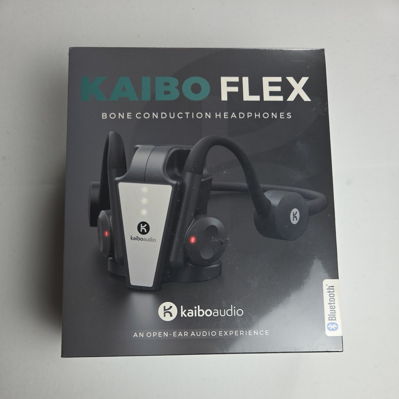 Kaibo Flex Bone Conduction Midnight Black Headphones- Sealed