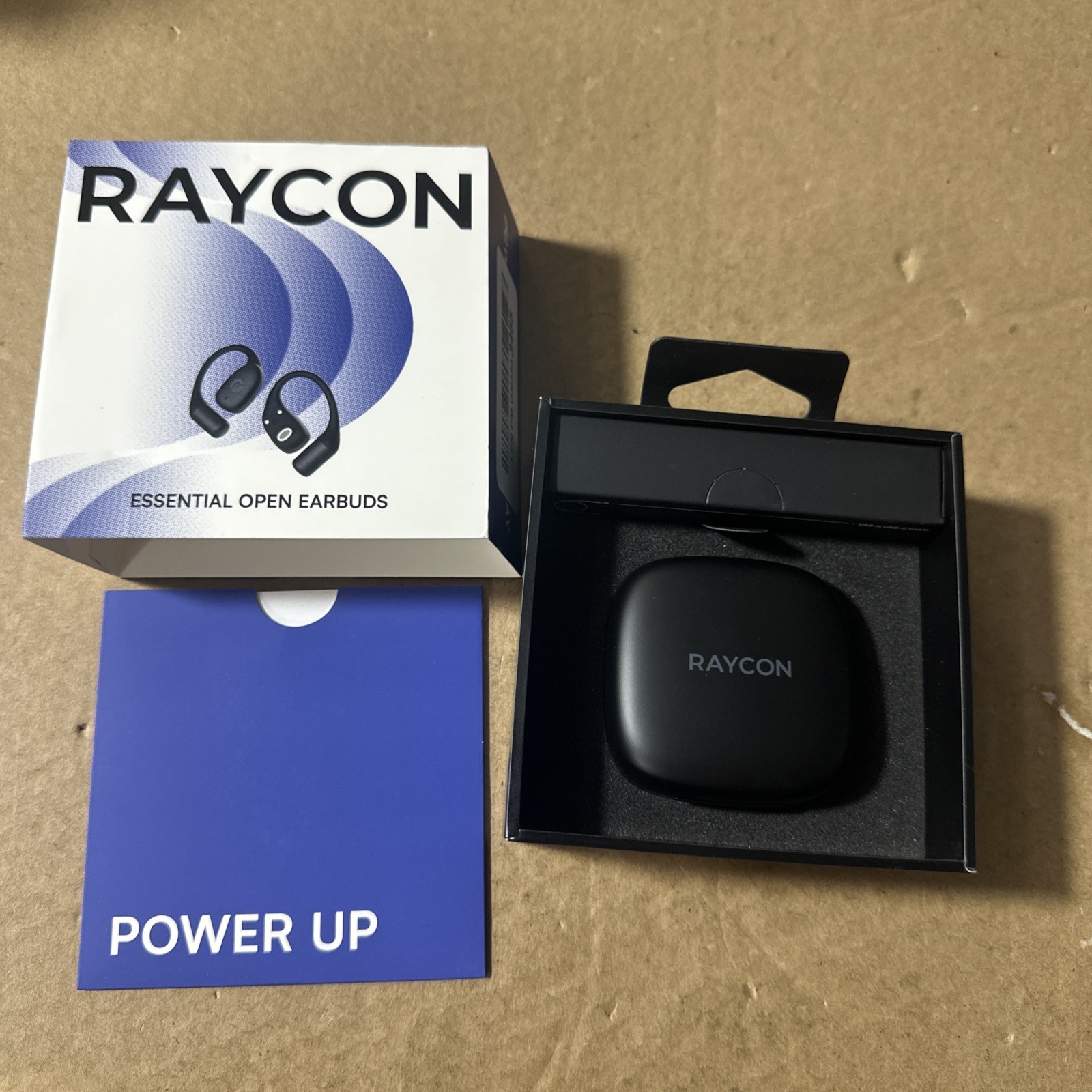 Raycon Essential Open Earbuds – True Wireless Open Ear Bluetooth 6.0 Headphones