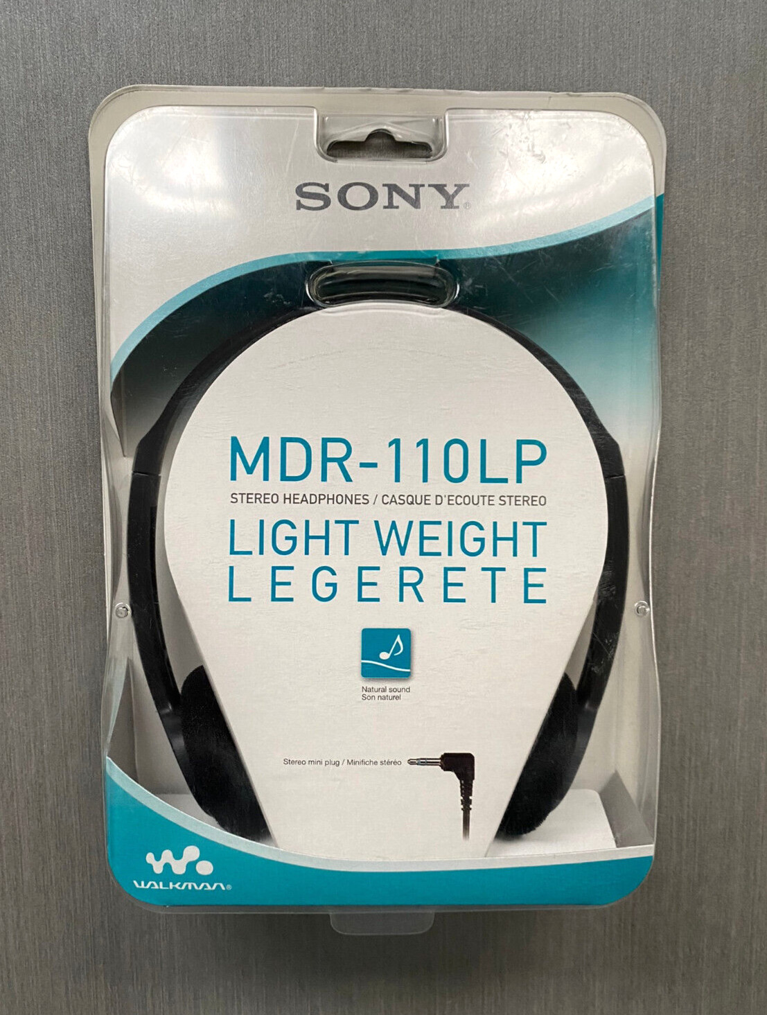 2005 SONY MDR-110LP Stereo Headphones 3.5 mm For Walkman Lightweight NEW SEALED
