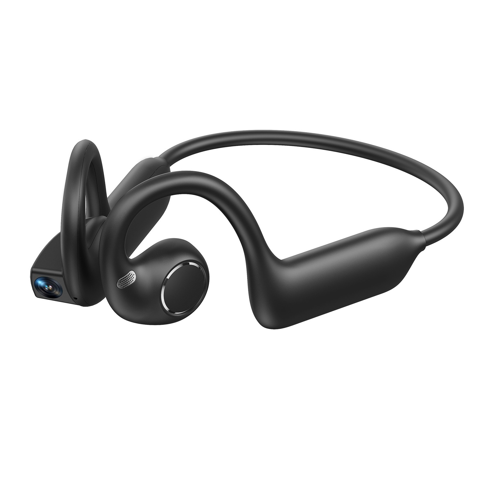 On Ear HeadphonesSports Earbuds 800MP Camera AI Voice Translate Video Recording