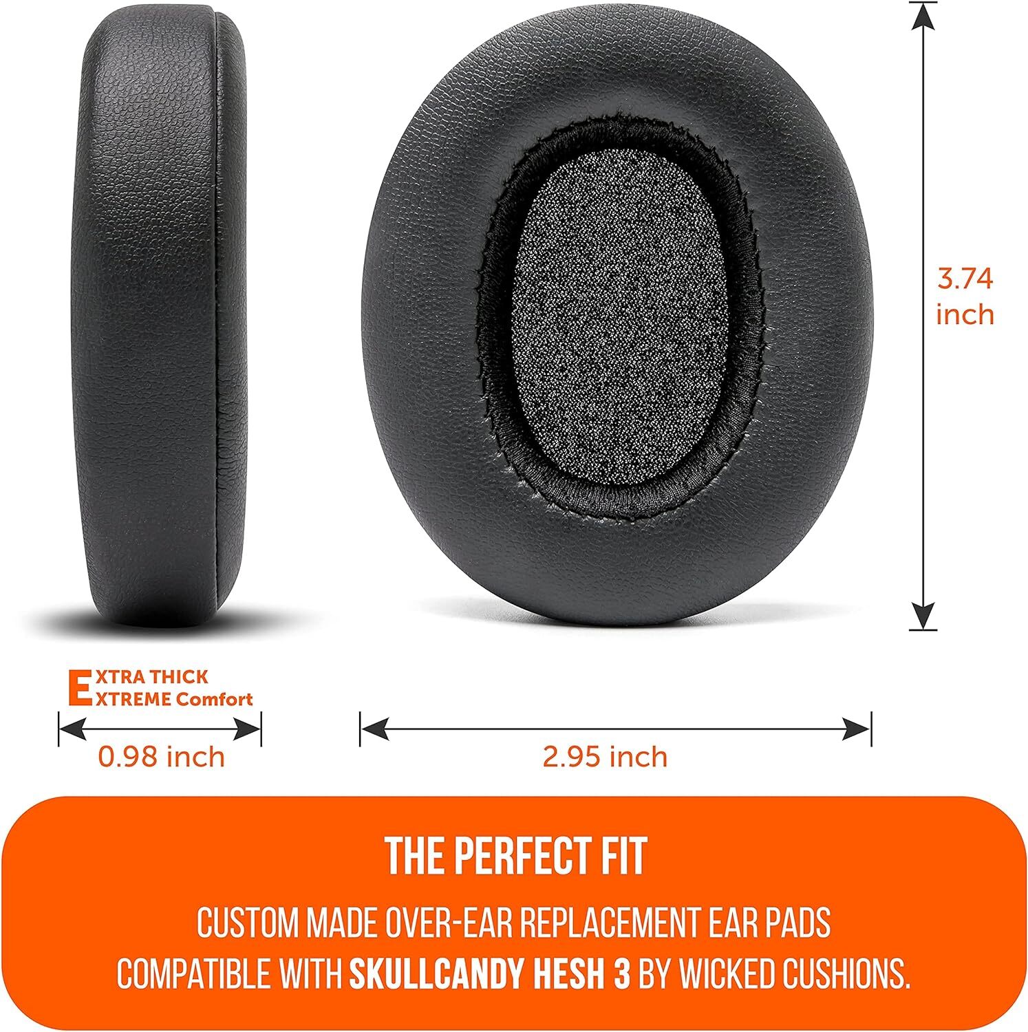 Ear Pads Cushions for Skullcandy Crusher Wireless/ANC/Evo/Hesh3 Headset Earpads
