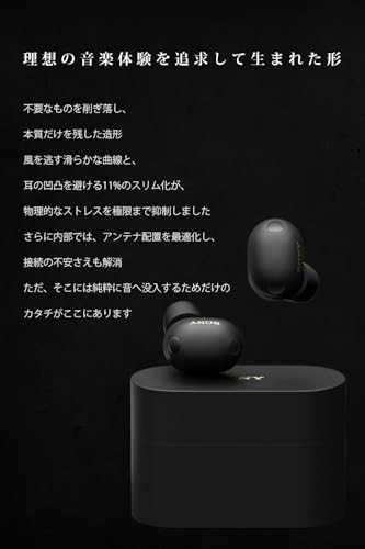 Sony WF-1000XM6 Black Wireless Earbuds Bluetooth High-Resolution WF-1000XM6 BZ