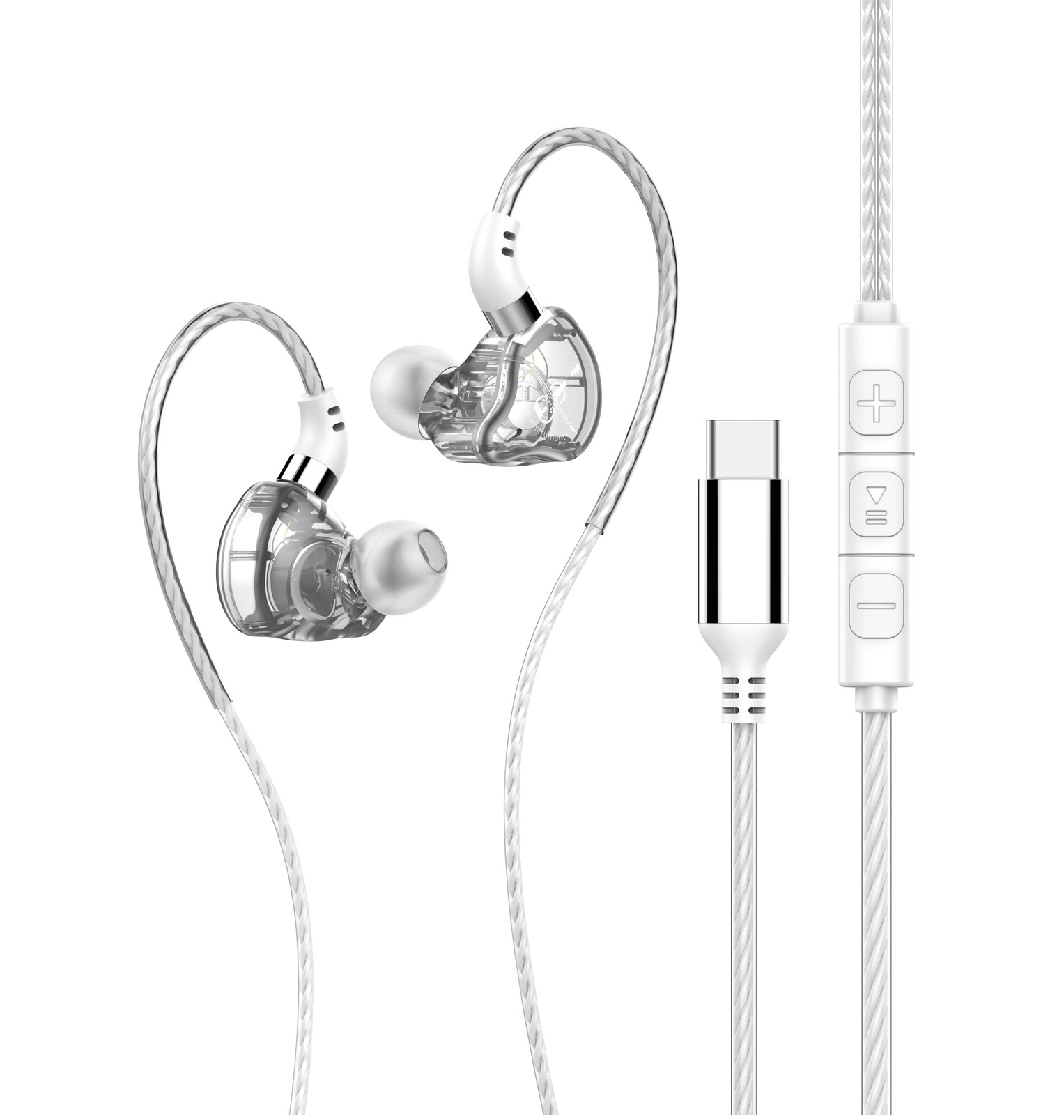 Original AK6 3.5mm Jack Wired Headphones Type C Plug Hifi Bass Stereo Earphone I