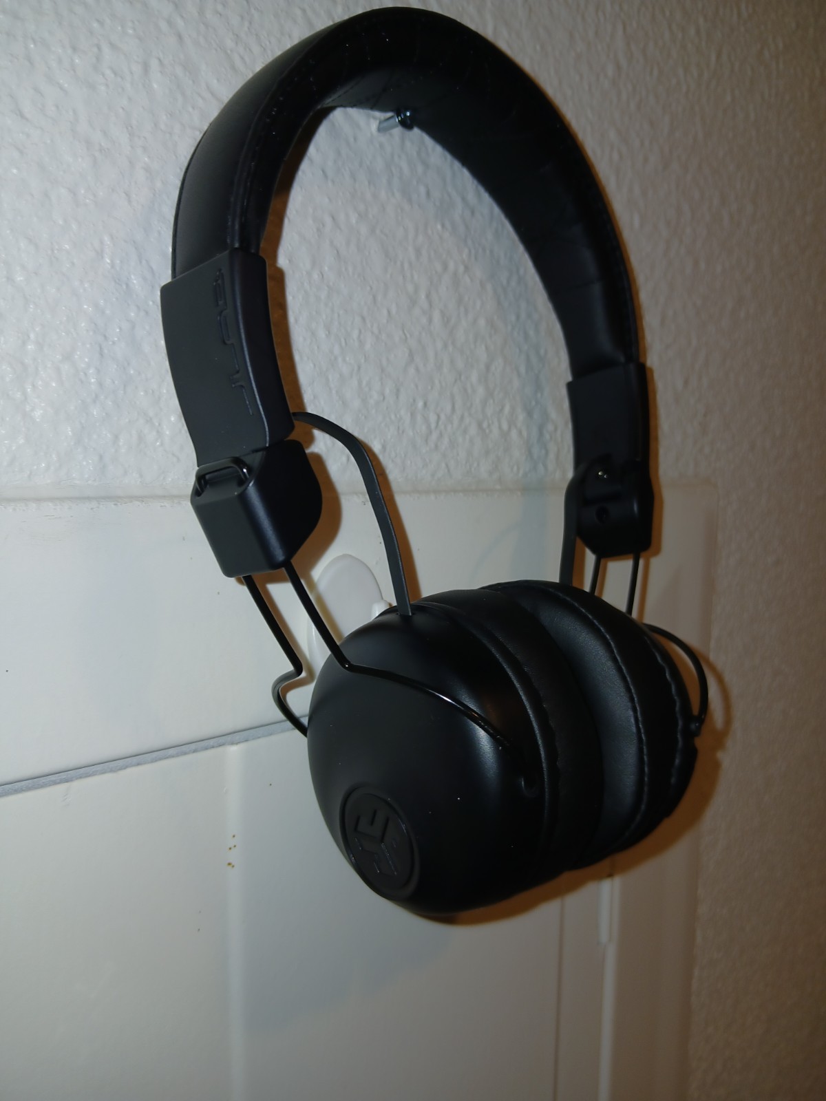 JLab Studio Bluetooth Wireless On-Ear Headphones – Black – White 30+ Hours