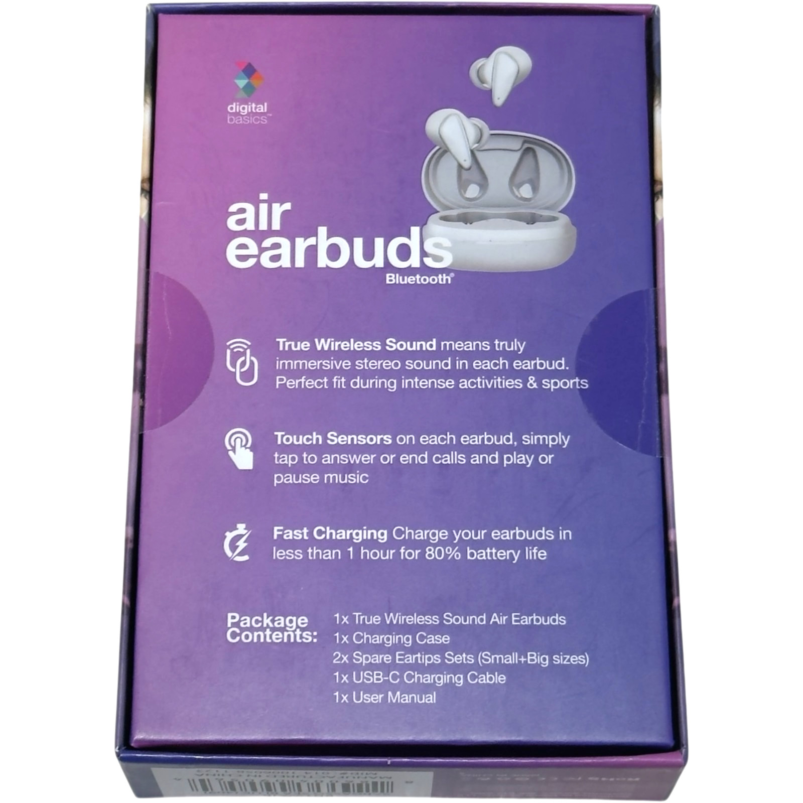 Digital Basics Air Earbuds Bluetooth Wireless Earphones Brand New Factory Sealed