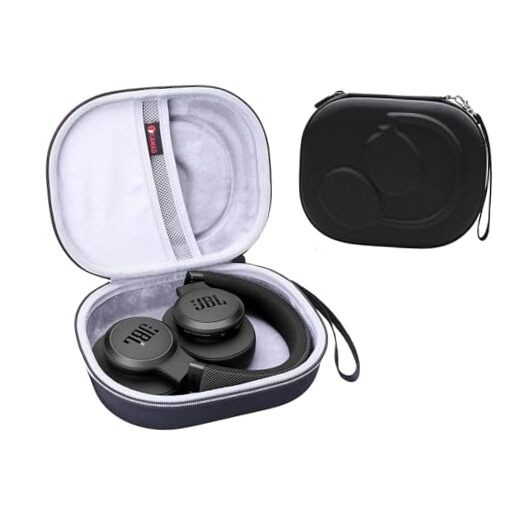 Hard Case Compatible with JBL Live or Tune Black Outside+Gray Inside