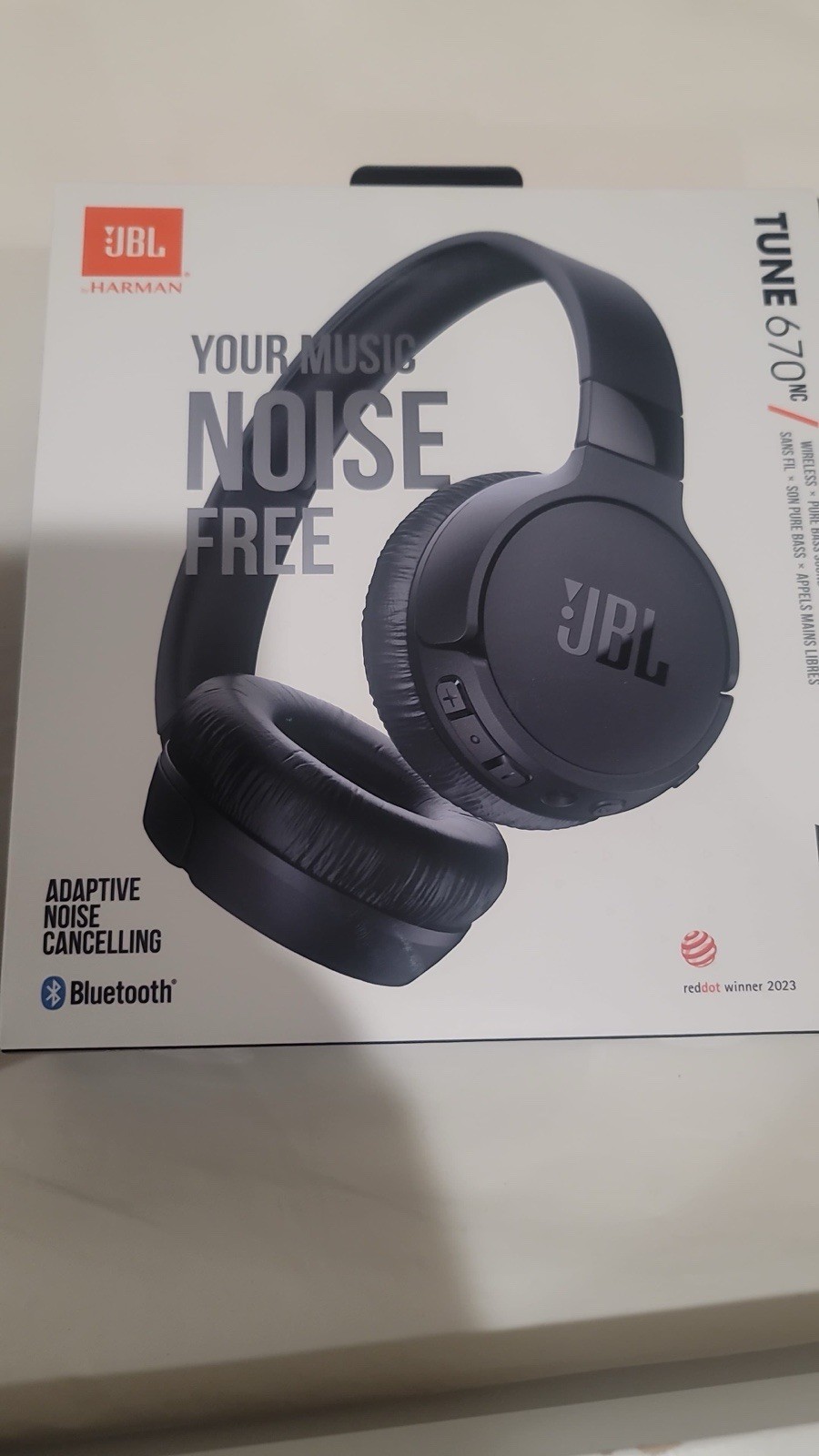 JBL Tune 670NC Bluetooth Wireless Adaptive Noise Cancelling (B14)