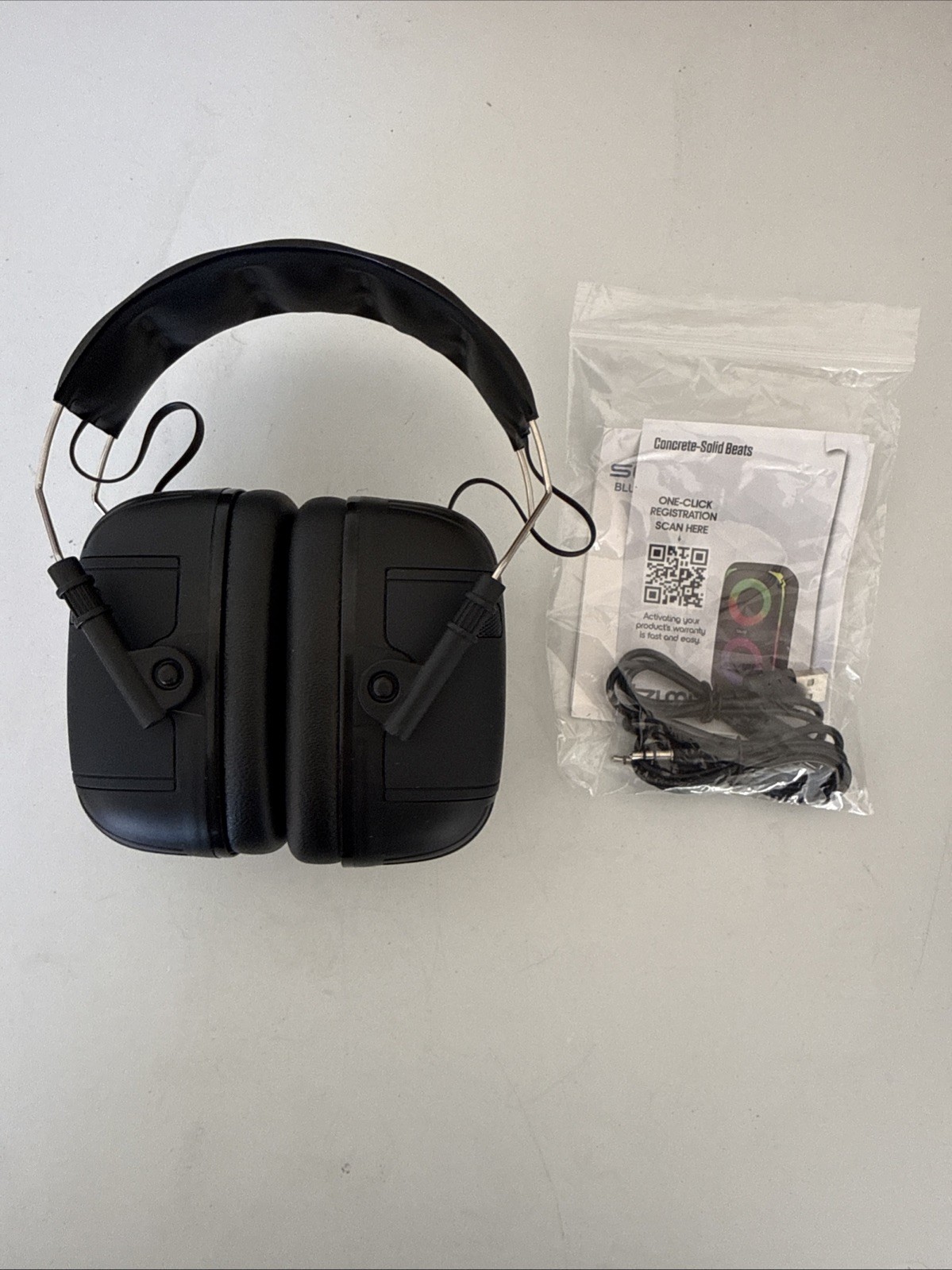 Tzumi Sound Guards Bluetooth Noise Hearing Protection Headphones – New, Open Box