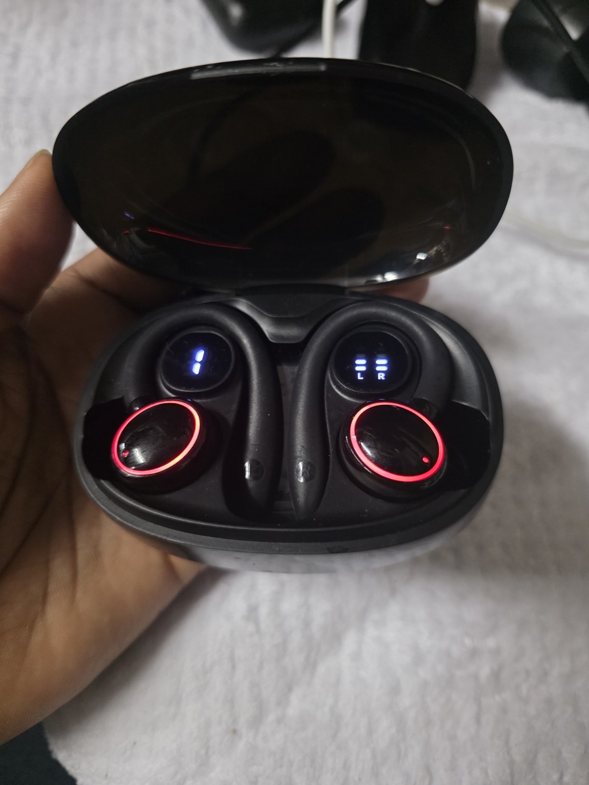 Wireless Earbuds Bluetooth 5.4 Headphones Sport Over Ear Buds Noise Canceling