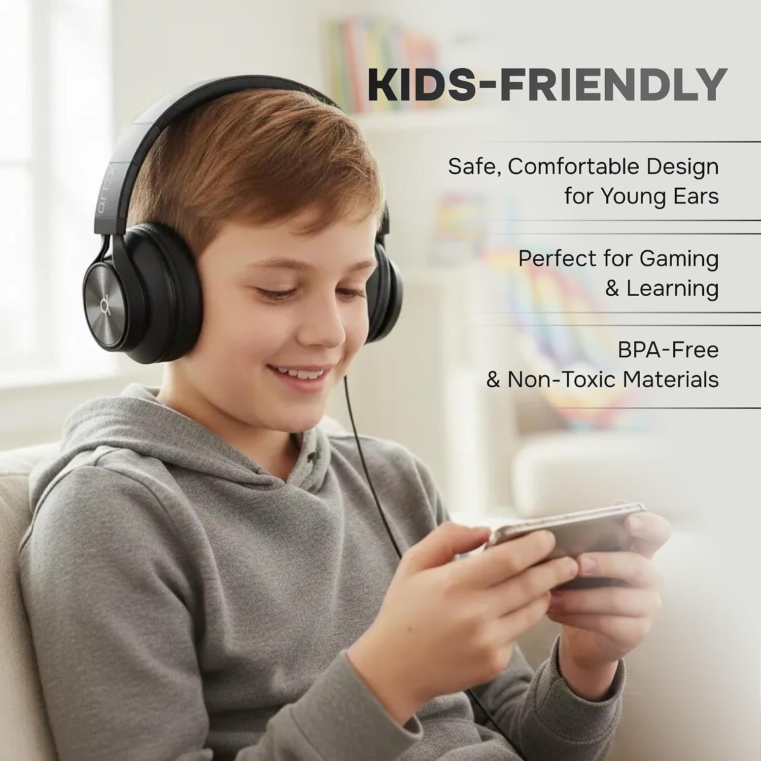 CL750 Adults & Kids Headphones with Cord – Plug-In