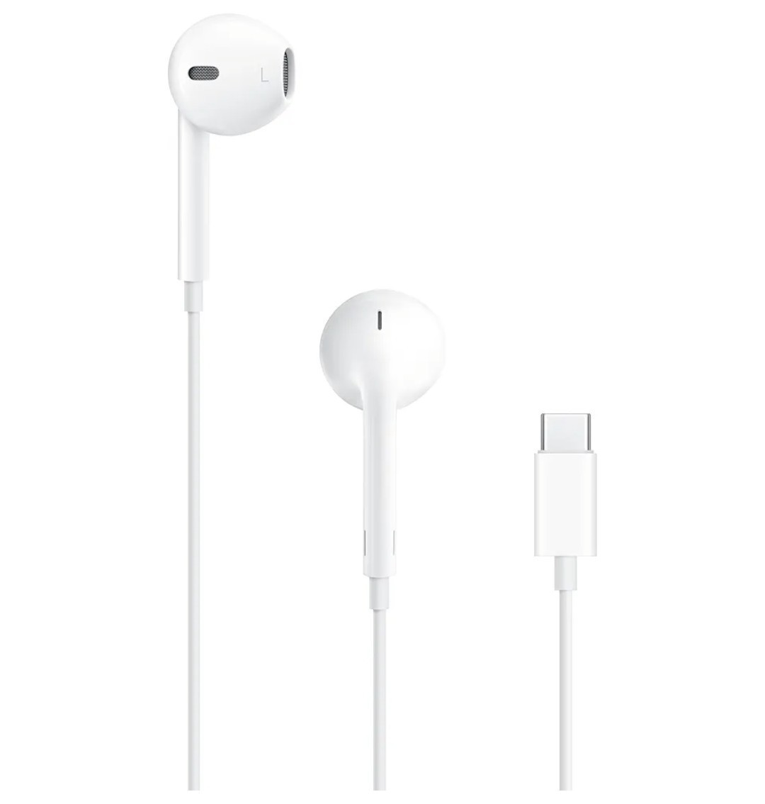 Pack of 2 USB-C Wired Earbuds In-Ear Headphones for iPhone 15 Samsung Pixel