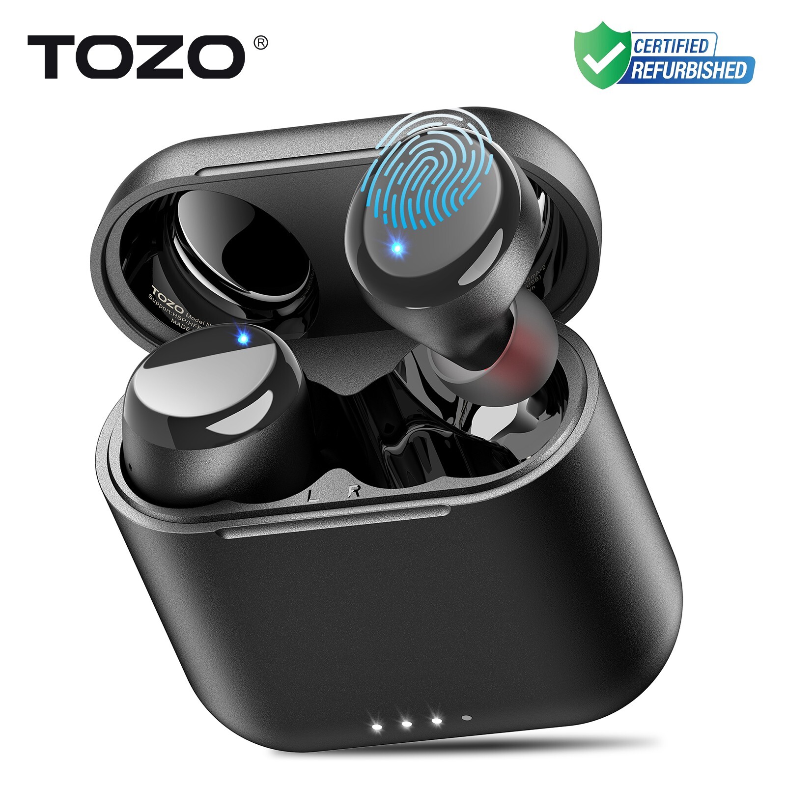 TOZO T6 Ergonomic Edition Wireless Earbuds Bluetooth 5.3 Earphones (Renew)