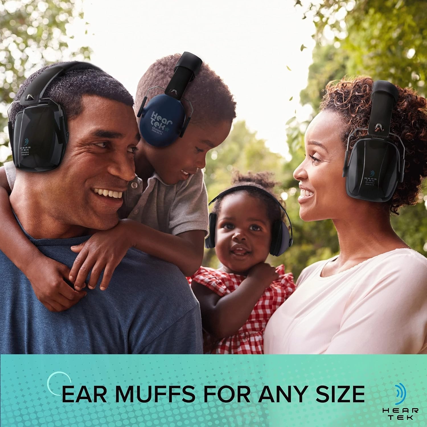Comfortable Active Noise Cancelling Earmuffs for Kids & Adults – Adjustable Fit