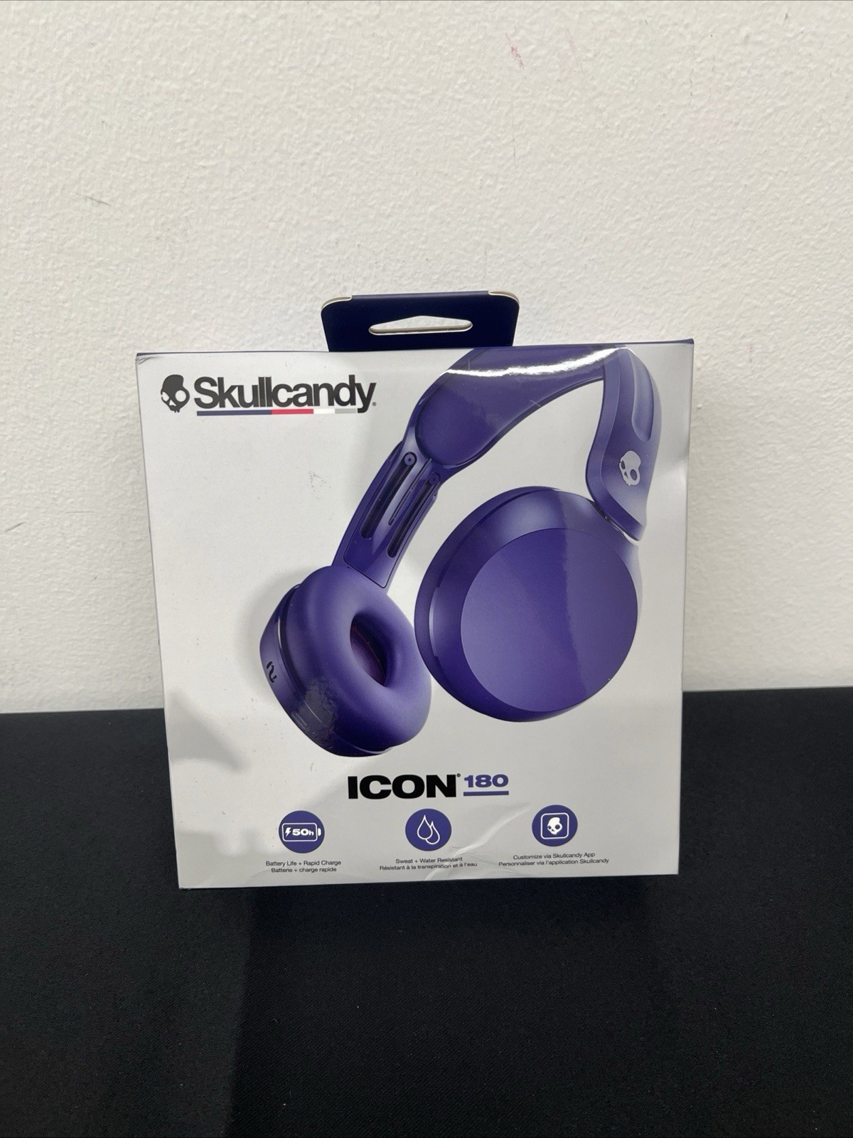 Skullcandy Icon 180 Wireless On-Ear Headphones – Purple NEW